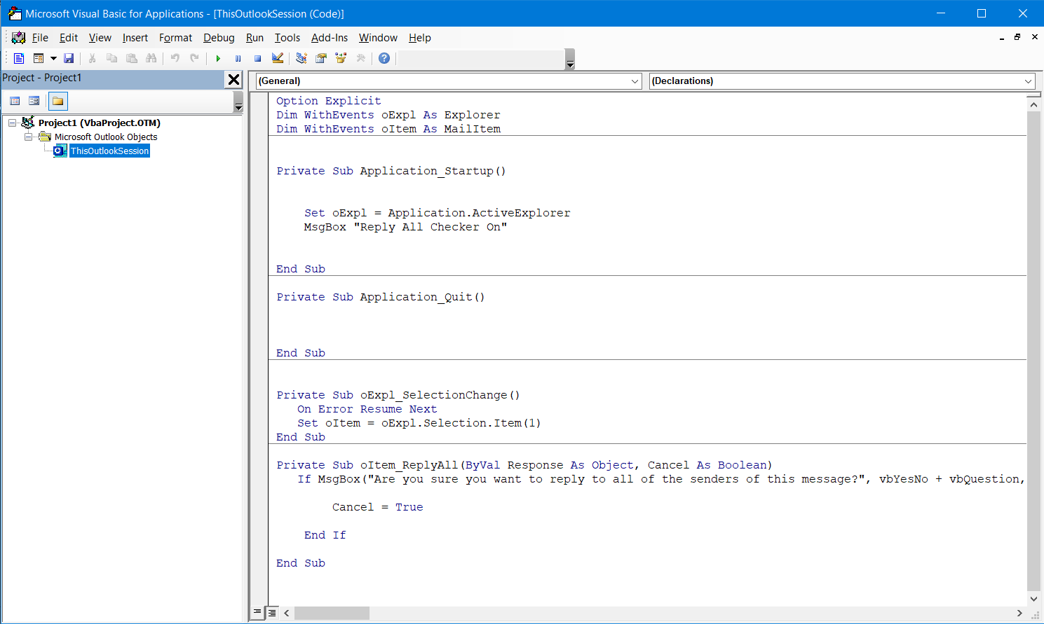 Paste code into the editor.
